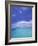 Water and Sky, Bora Bora, Pacific Islands-Mitch Diamond-Framed Photographic Print