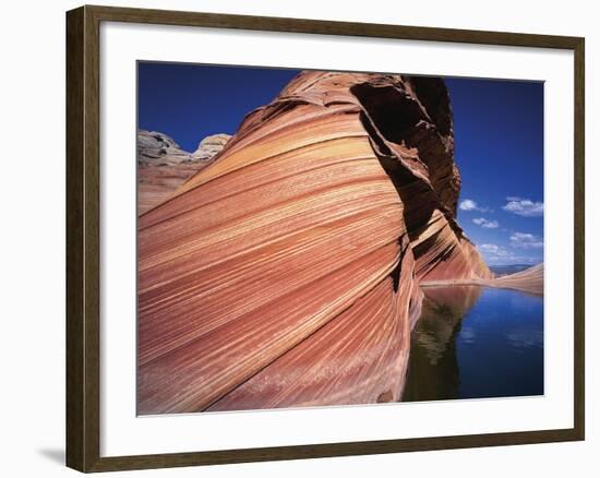 Water at Coyote Buttes-Jim Zuckerman-Framed Photographic Print