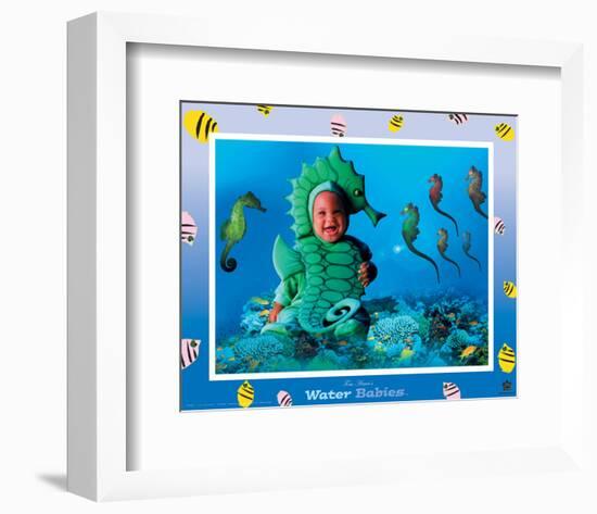 Water Babies, Seahorse-Tom Arma-Framed Art Print