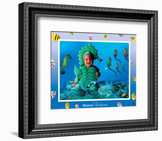 Water Babies, Seahorse-Tom Arma-Framed Art Print