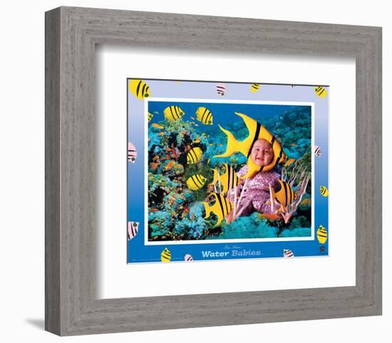 Water Babies, Yellow Fish-Tom Arma-Framed Art Print