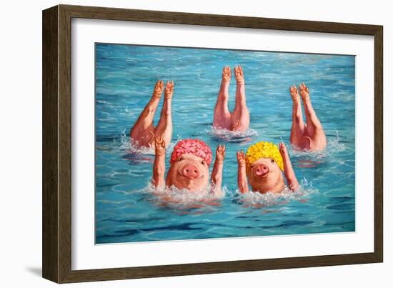 Water Ballet-Lucia Heffernan-Framed Art Print