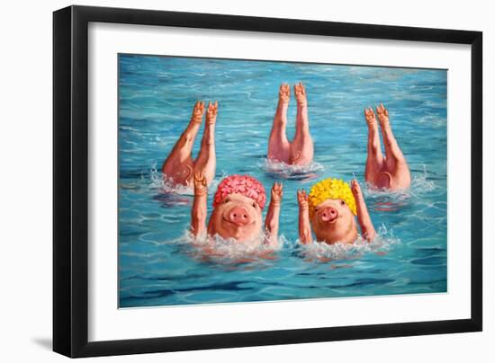 Water Ballet-Lucia Heffernan-Framed Art Print