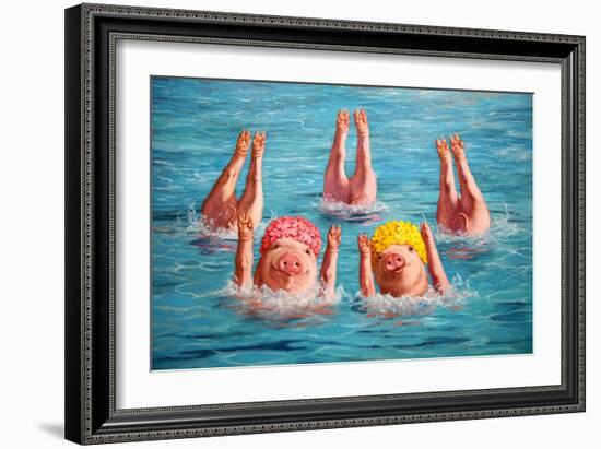 Water Ballet-Lucia Heffernan-Framed Art Print