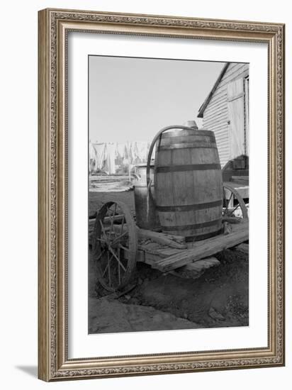 Water Barrel-Dorothea Lange-Framed Art Print