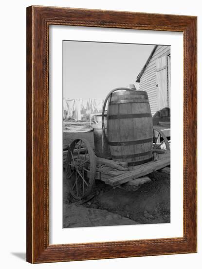 Water Barrel-Dorothea Lange-Framed Art Print