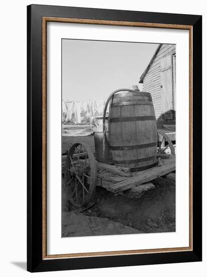 Water Barrel-Dorothea Lange-Framed Art Print