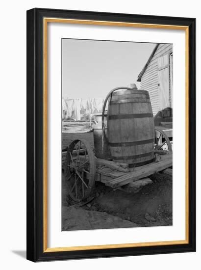 Water Barrel-Dorothea Lange-Framed Art Print