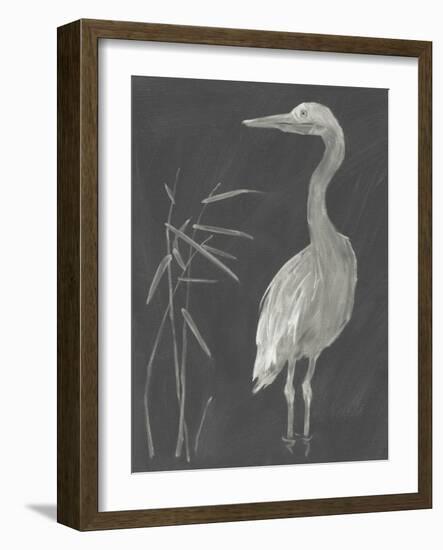 Water Birds - Pause-Aurora Bell-Framed Giclee Print