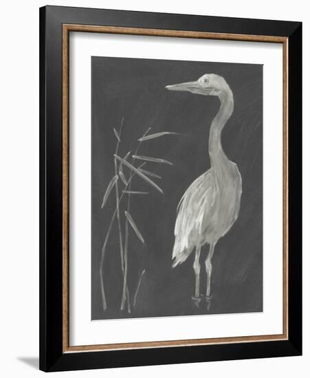 Water Birds - Pause-Aurora Bell-Framed Giclee Print