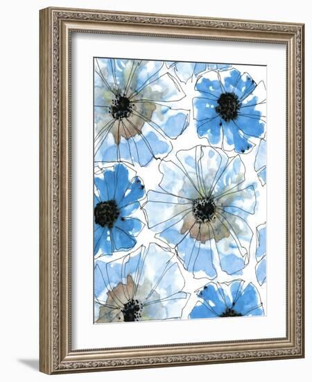 Water Blossoms I-Deborah Velasquez-Framed Art Print