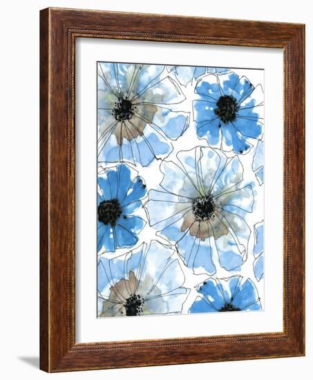 Water Blossoms I-Deborah Velasquez-Framed Art Print