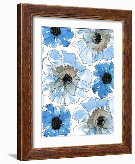 Water Blossoms II-Deborah Velasquez-Framed Art Print