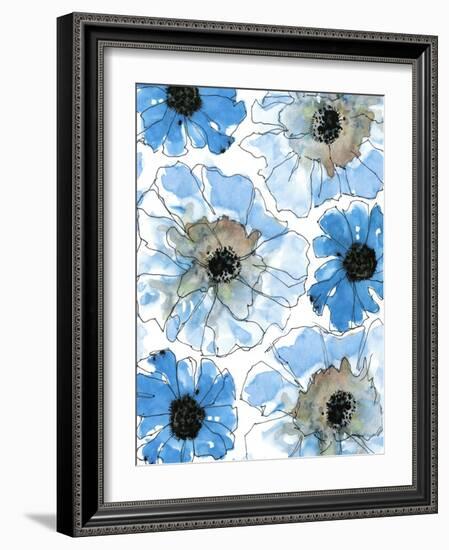 Water Blossoms II-Deborah Velasquez-Framed Art Print