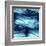 Water Blue Sea Waves Watercolor-maxim ibragimov-Framed Art Print