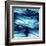 Water Blue Sea Waves Watercolor-maxim ibragimov-Framed Art Print