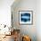 Water Blue Sea Waves Watercolor-maxim ibragimov-Framed Premium Giclee Print displayed on a wall