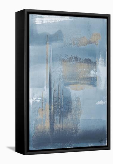 Water Blue Vertical-Patricia Pinto-Framed Stretched Canvas