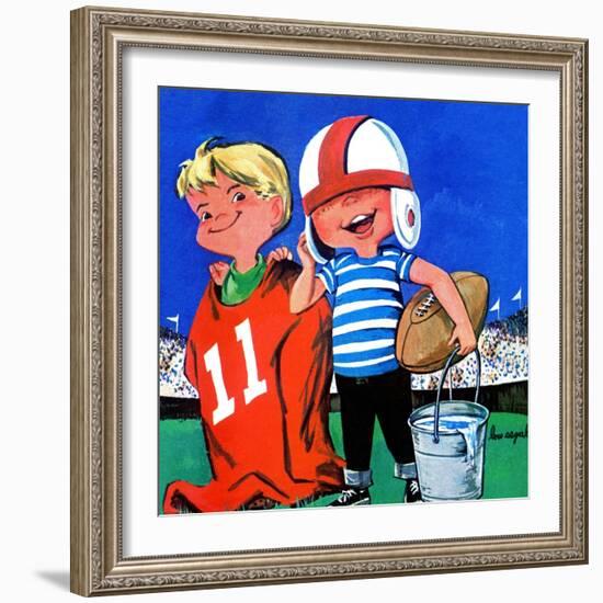 Water Boys - Jack & Jill-Lou Segal-Framed Giclee Print