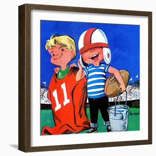 Water Boys - Jack & Jill-Lou Segal-Framed Giclee Print