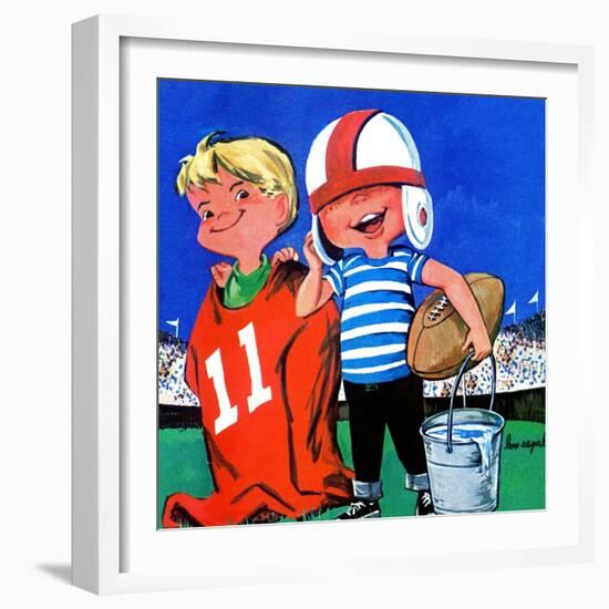 Water Boys - Jack & Jill-Lou Segal-Framed Giclee Print