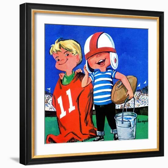 Water Boys - Jack & Jill-Lou Segal-Framed Giclee Print