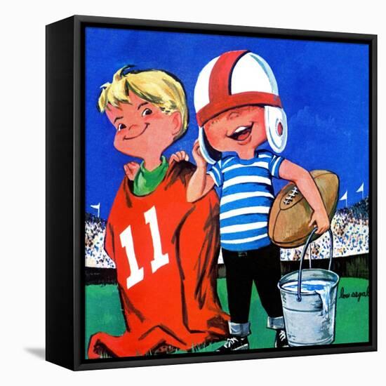 Water Boys - Jack & Jill-Lou Segal-Framed Premier Image Canvas