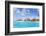 Water Bungalows of Pearl Beach Resort in the Lagoon of Bora Bora, French Polynesia-Matteo Colombo-Framed Photographic Print