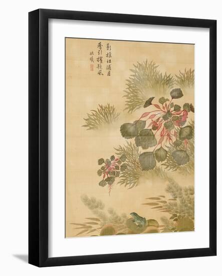 Water Caktrios and Frog-Ma Yuanyu-Framed Giclee Print