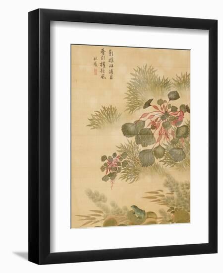 Water Caktrios and Frog-Ma Yuanyu-Framed Giclee Print