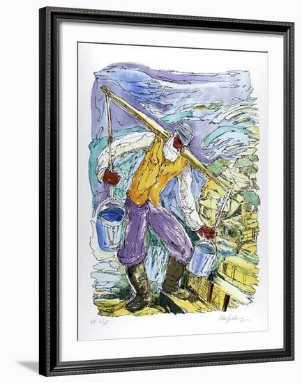 Water Carrier-Chaim Goldberg-Framed Limited Edition