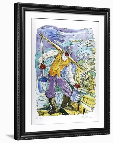 Water Carrier-Chaim Goldberg-Framed Limited Edition