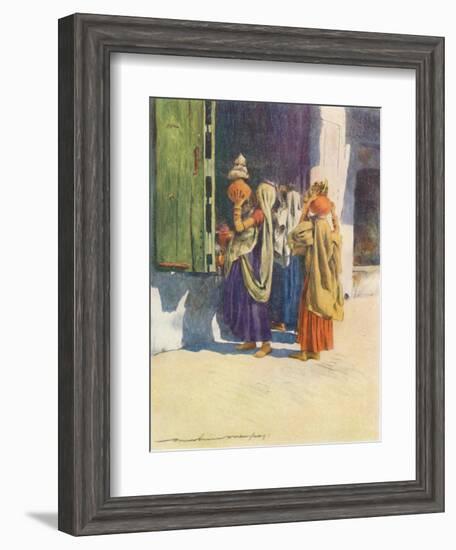'Water-carriers at Nutha', 1905-Mortimer Luddington Menpes-Framed Giclee Print