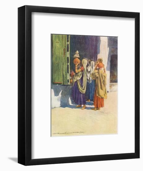 'Water-carriers at Nutha', 1905-Mortimer Luddington Menpes-Framed Giclee Print