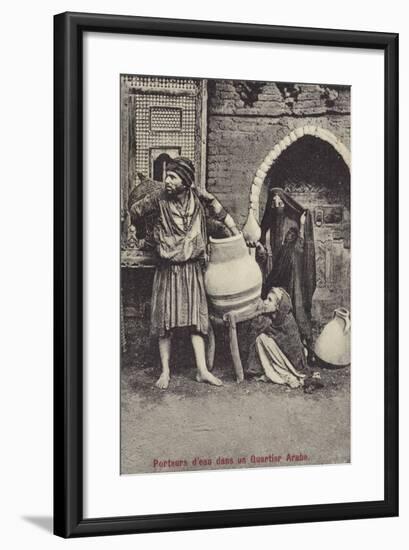 Water Carriers in the Arab Quarter-null-Framed Photographic Print