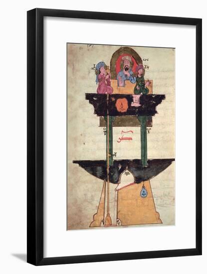 Water Clock with Automated Figures, from "Treaty on Mechanical Procedures" by Al-Djazari, 1206-null-Framed Giclee Print