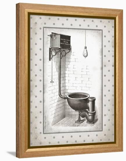 Water Closet I-Gwendolyn Babbitt-Framed Stretched Canvas