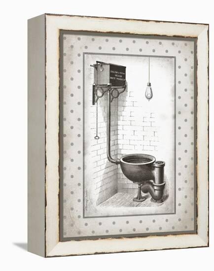 Water Closet I-Gwendolyn Babbitt-Framed Stretched Canvas