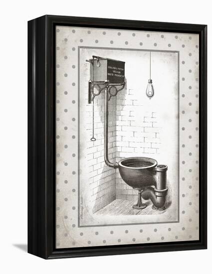 Water Closet I-Gwendolyn Babbitt-Framed Stretched Canvas