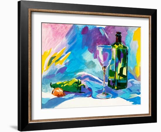 Water Color Painting-Boyan Dimitrov-Framed Art Print