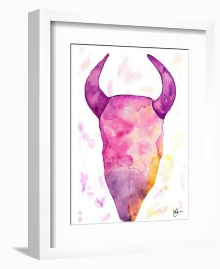 Water Color Skull-Kat Papa-Framed Premium Giclee Print