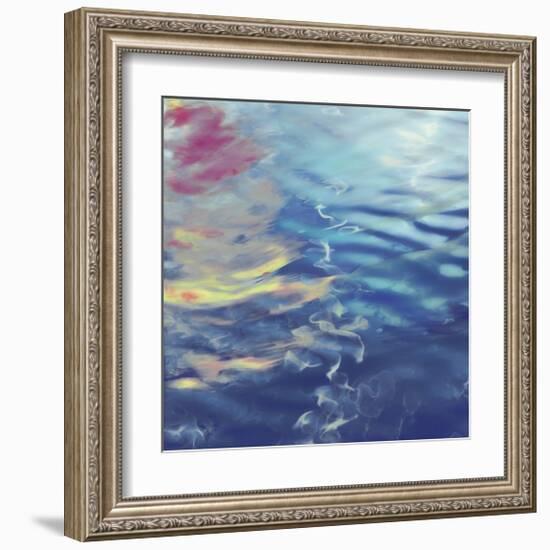 Water Colors 3-Carla West-Framed Giclee Print