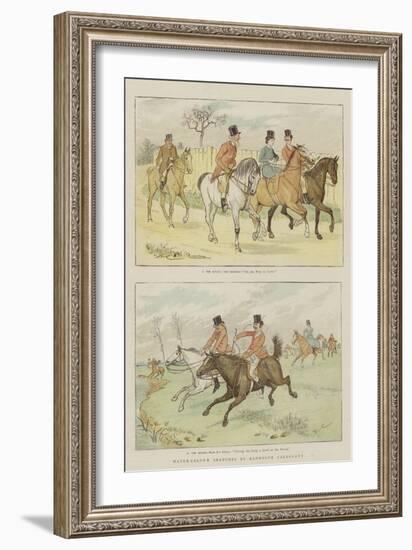 Water-Colour Sketches-Randolph Caldecott-Framed Giclee Print