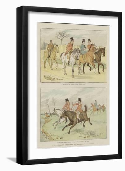 Water-Colour Sketches-Randolph Caldecott-Framed Giclee Print