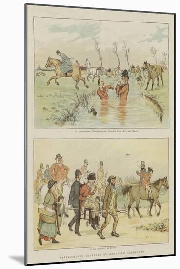 Water-Colour Sketches-Randolph Caldecott-Mounted Giclee Print