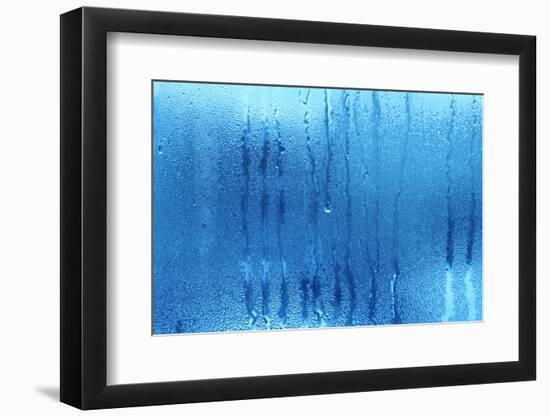 Water Drop Background-Dink101-Framed Photographic Print