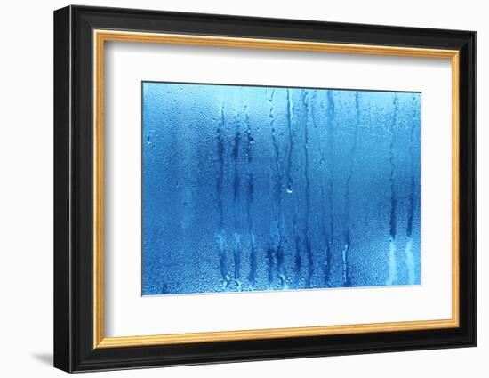 Water Drop Background-Dink101-Framed Photographic Print