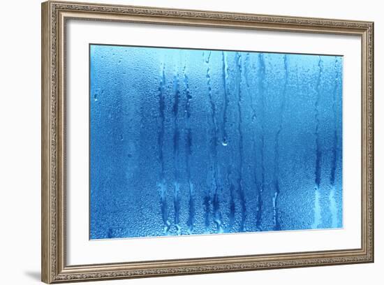 Water Drop Background-Dink101-Framed Photographic Print