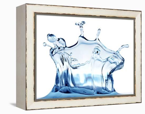 Water Drop Impact-PASIEKA-Framed Premier Image Canvas
