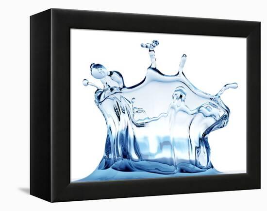 Water Drop Impact-PASIEKA-Framed Premier Image Canvas